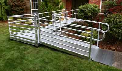 ADA Modular Wheelchair Ramps for homes Ramp slope